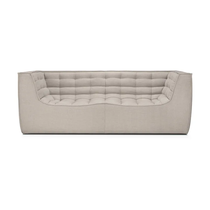 N701 Sofa 2-Sitz - Beige, mit Armlehnen - Ethnicraft
