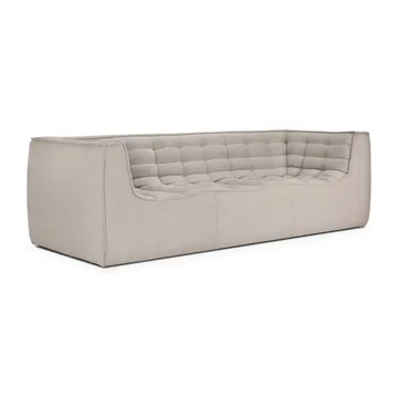 N701 Sofa 2-Sitz - Beige, mit Armlehnen - Ethnicraft