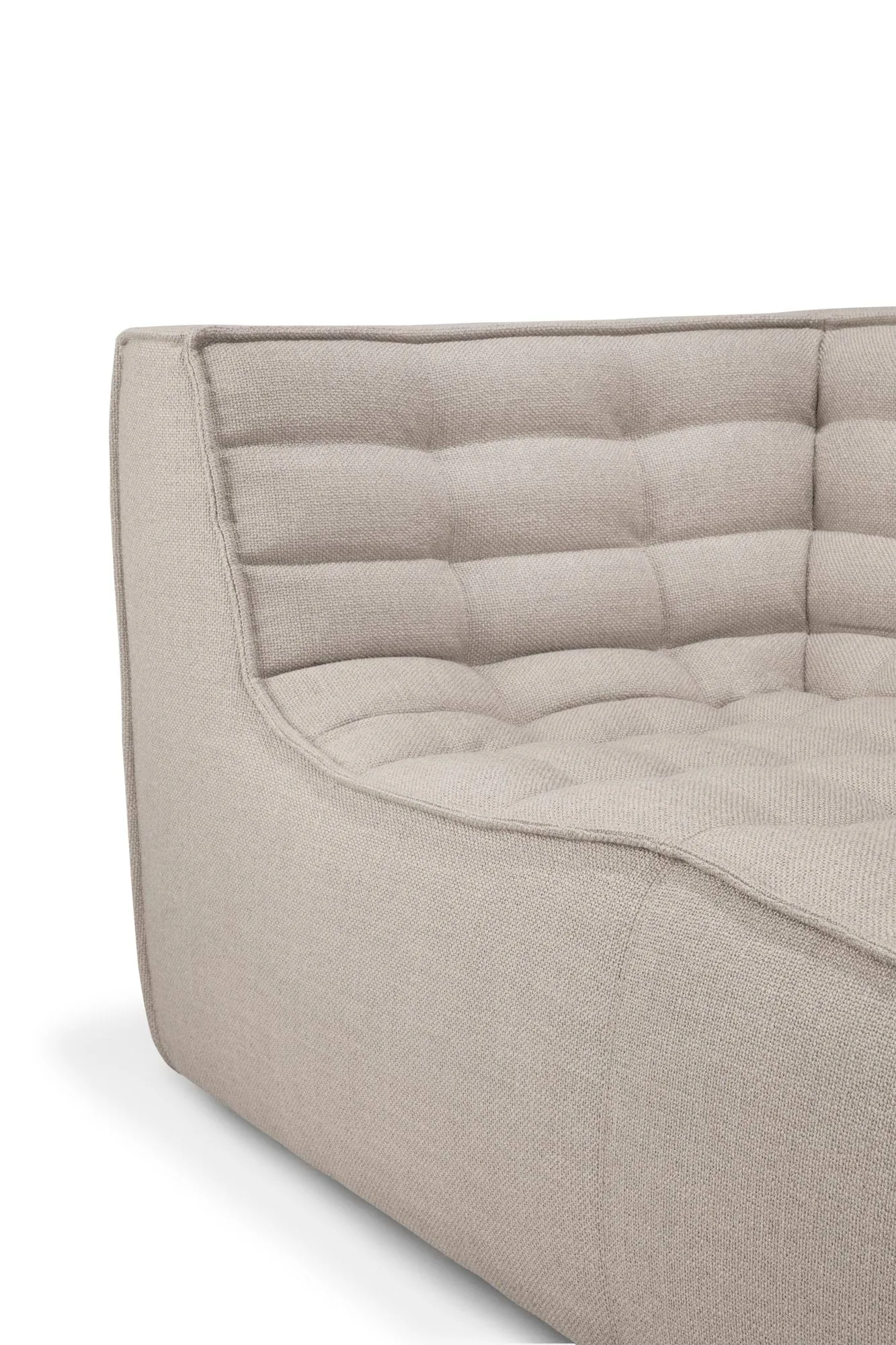 N701 Sofa 2-Sitz, Beige, mit Armlehnen Ethnicraft