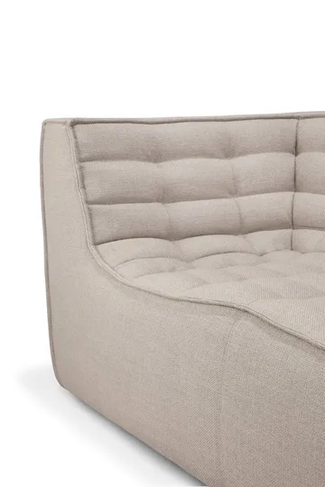 N701 Sofa 2-Sitz - Beige, mit Armlehnen - Ethnicraft