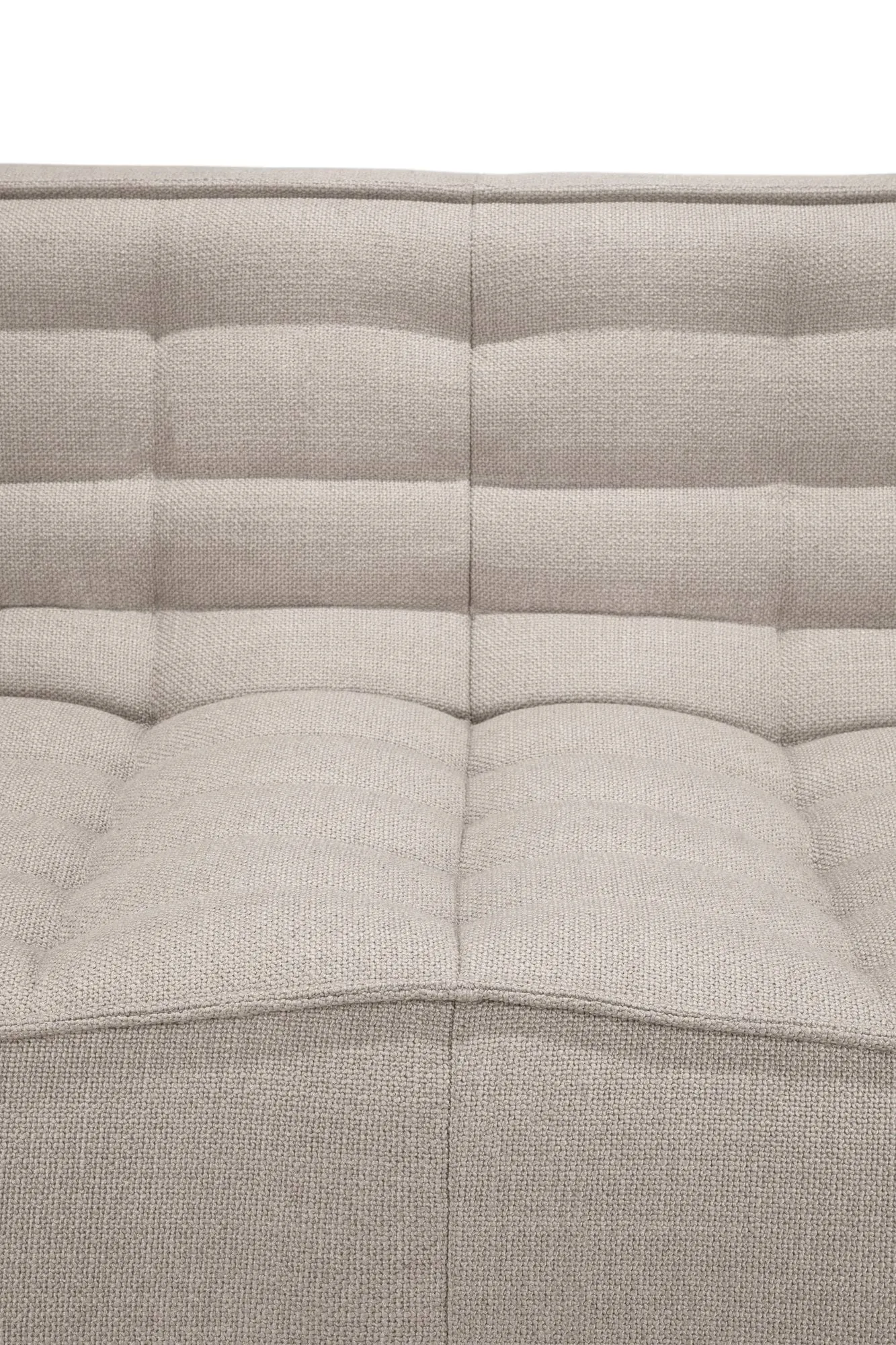 N701 Sofa 2-Sitz, Beige, mit Armlehnen Ethnicraft