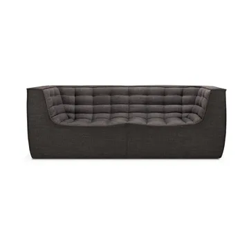 N701 Sofa 2-Sitz - Dark grey, mit Armlehnen - Ethnicraft
