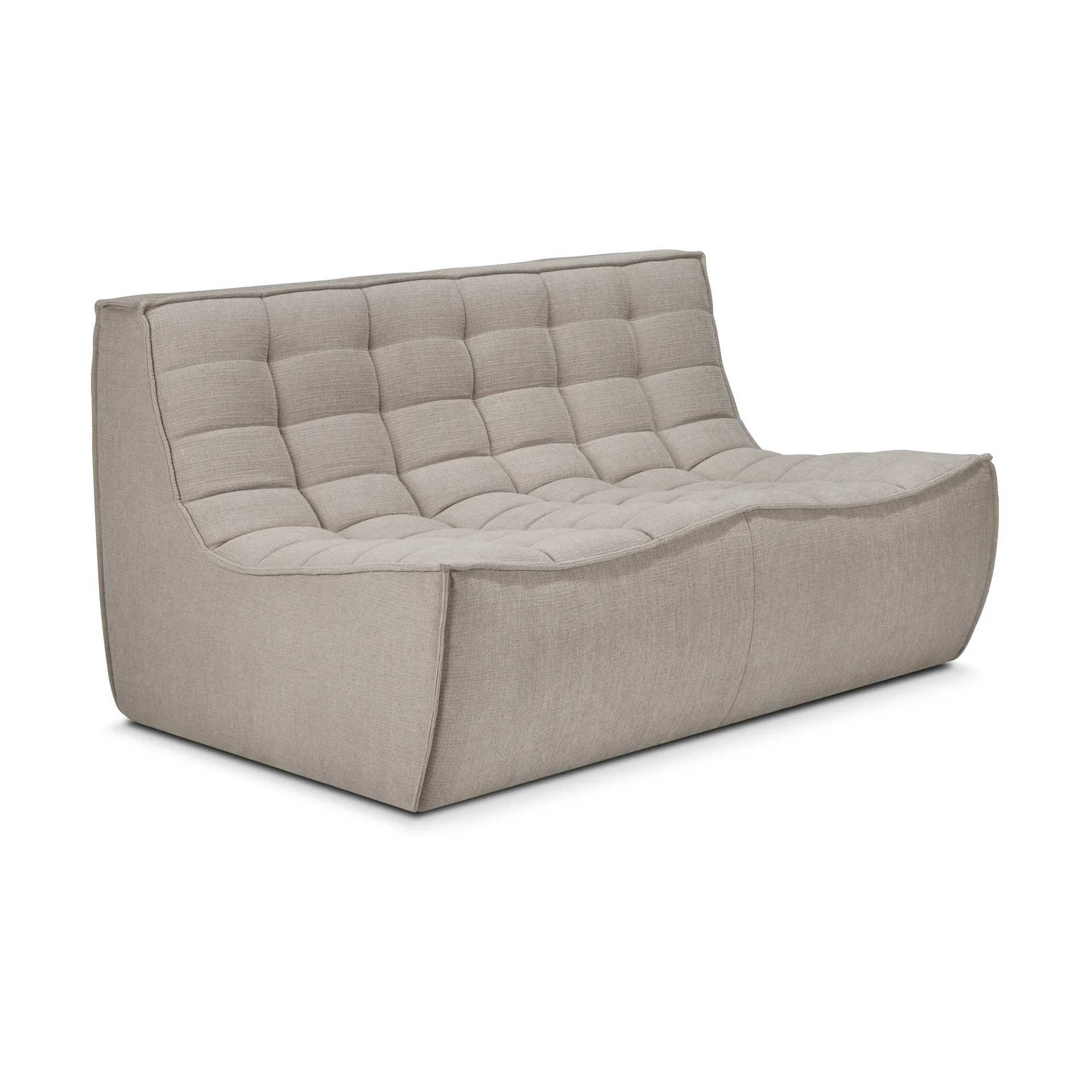 N701 Sofa 2-Sitz, Stoff Ecru beige Ethnicraft