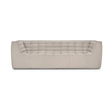 N701 Sofa 3-Sitz - Beige, mit Armlehnen - Ethnicraft