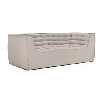 N701 Sofa 3-Sitz - Beige, mit Armlehnen - Ethnicraft
