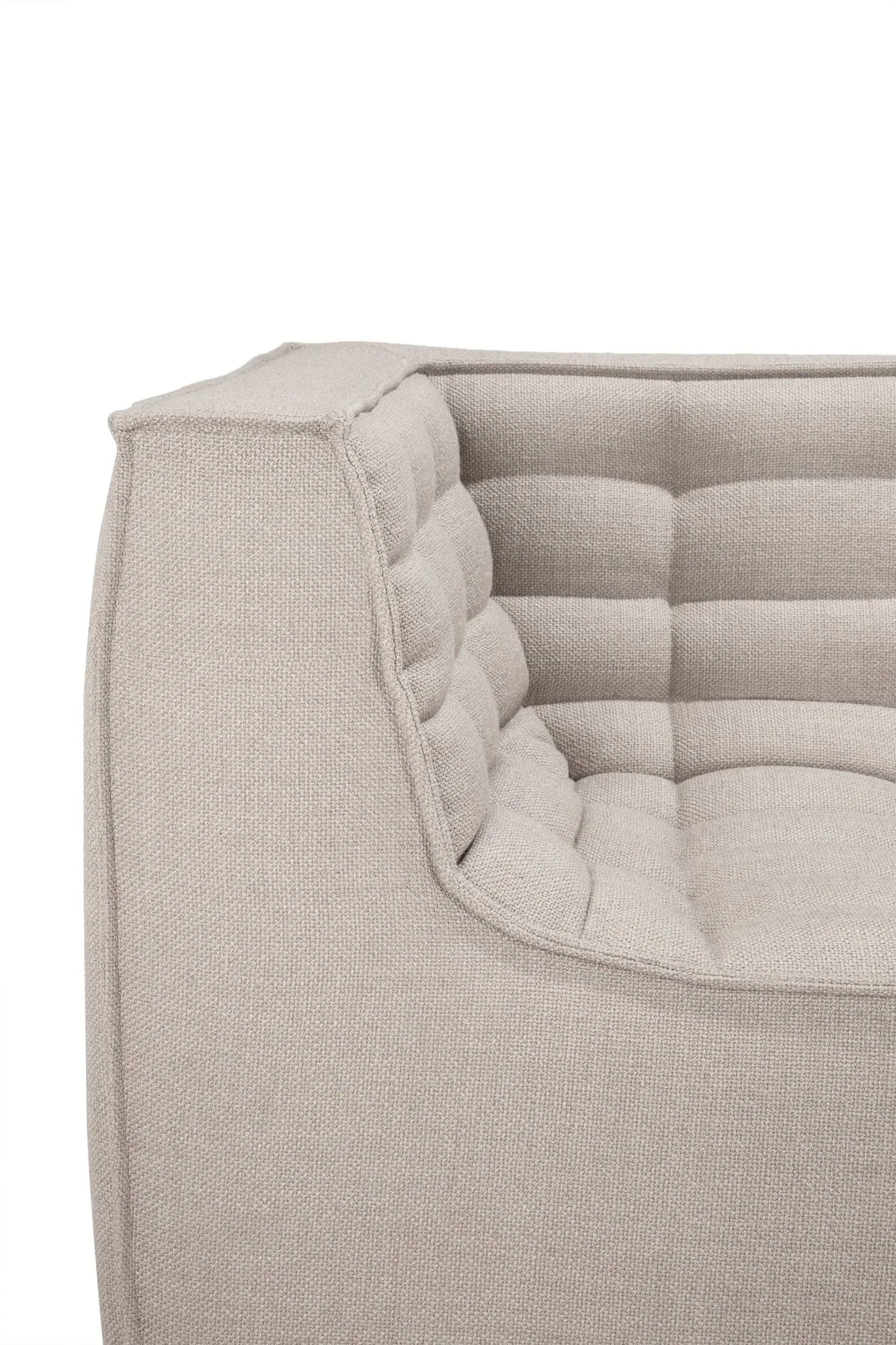 N701 Sofa 3-Sitz, Beige, mit Armlehnen Ethnicraft