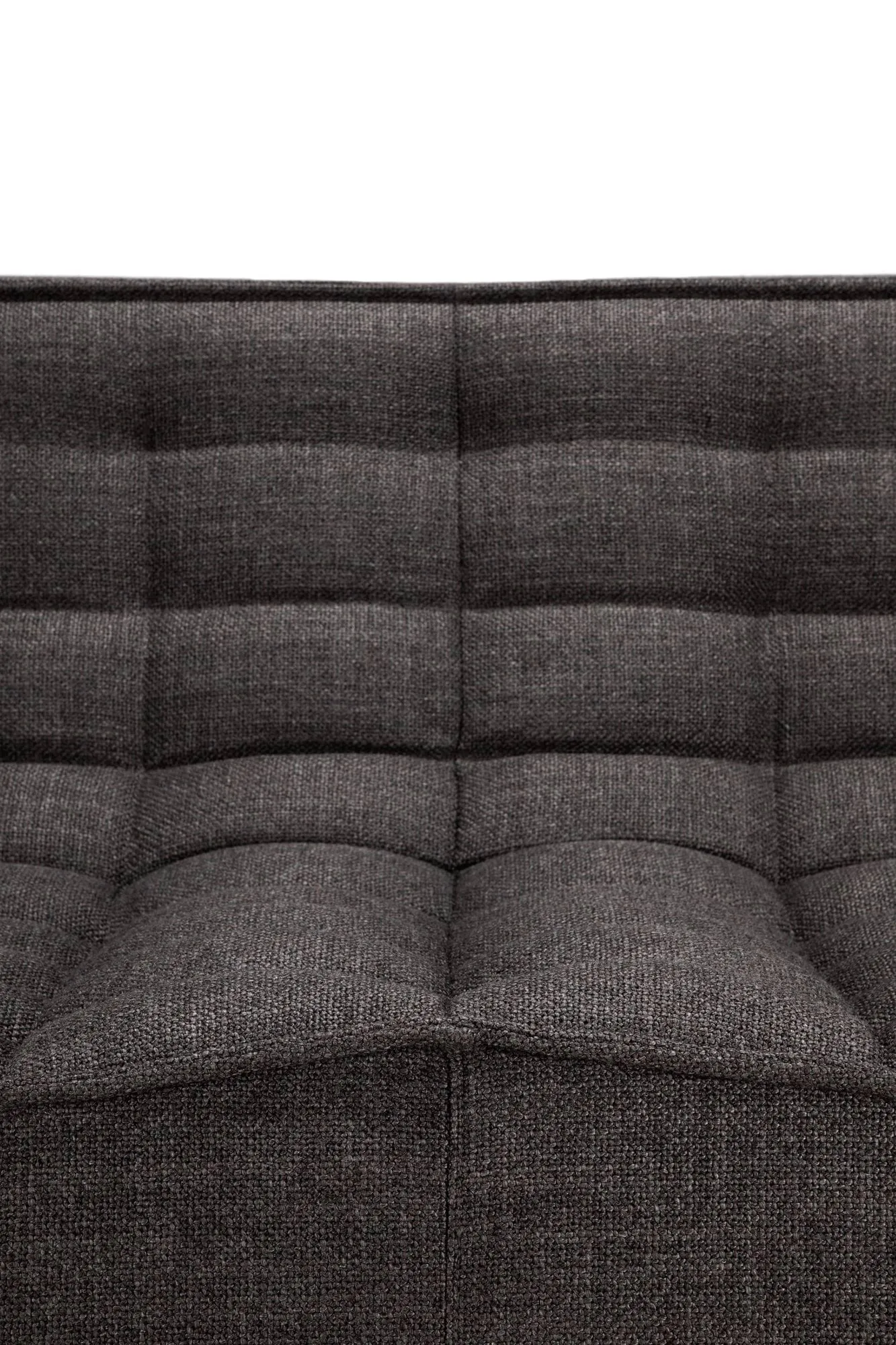 N701 Sofa 3-Sitz, Dark grey, mit Armlehnen Ethnicraft