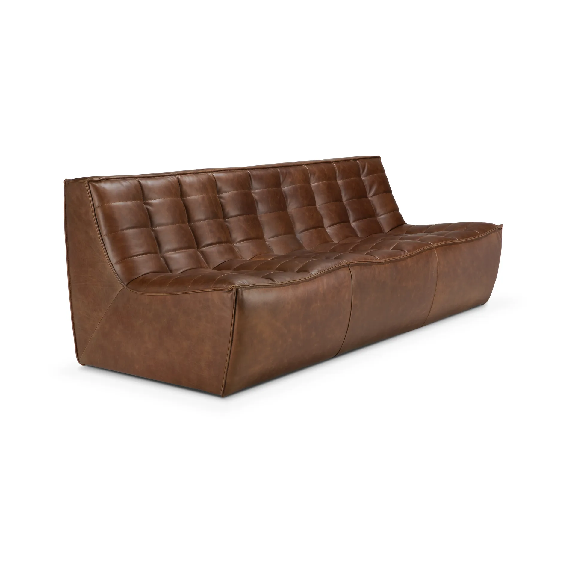 N701 Sofa 3-Sitz, Leder Chestnut Ethnicraft