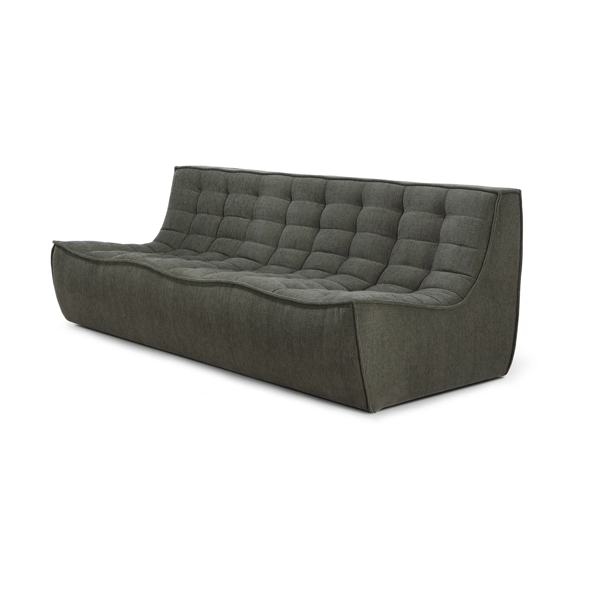 N701 Sofa 3-Sitz, Moss Eco fabric Ethnicraft