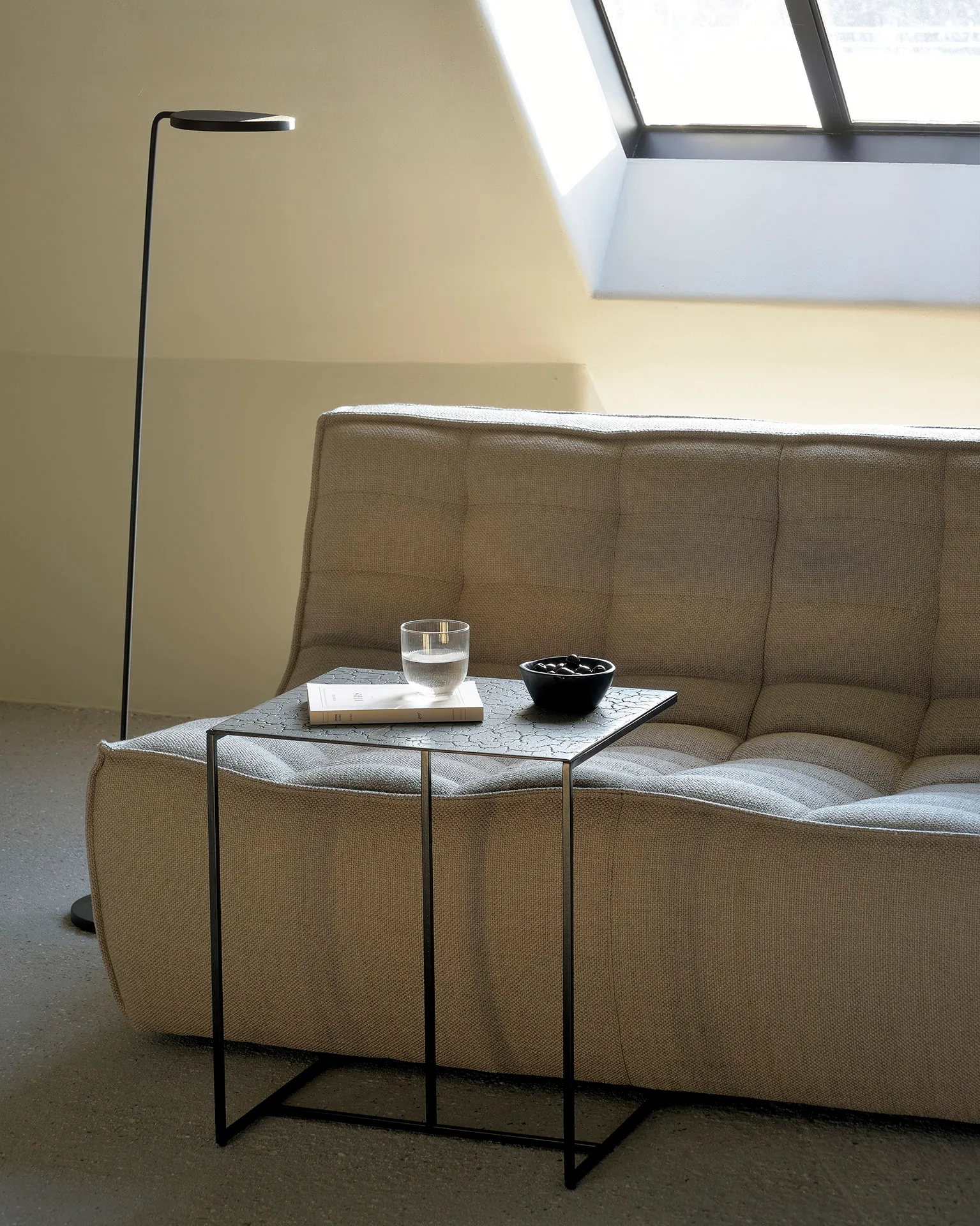 N701 Sofa 3-Sitz, Stoff beige Ethnicraft