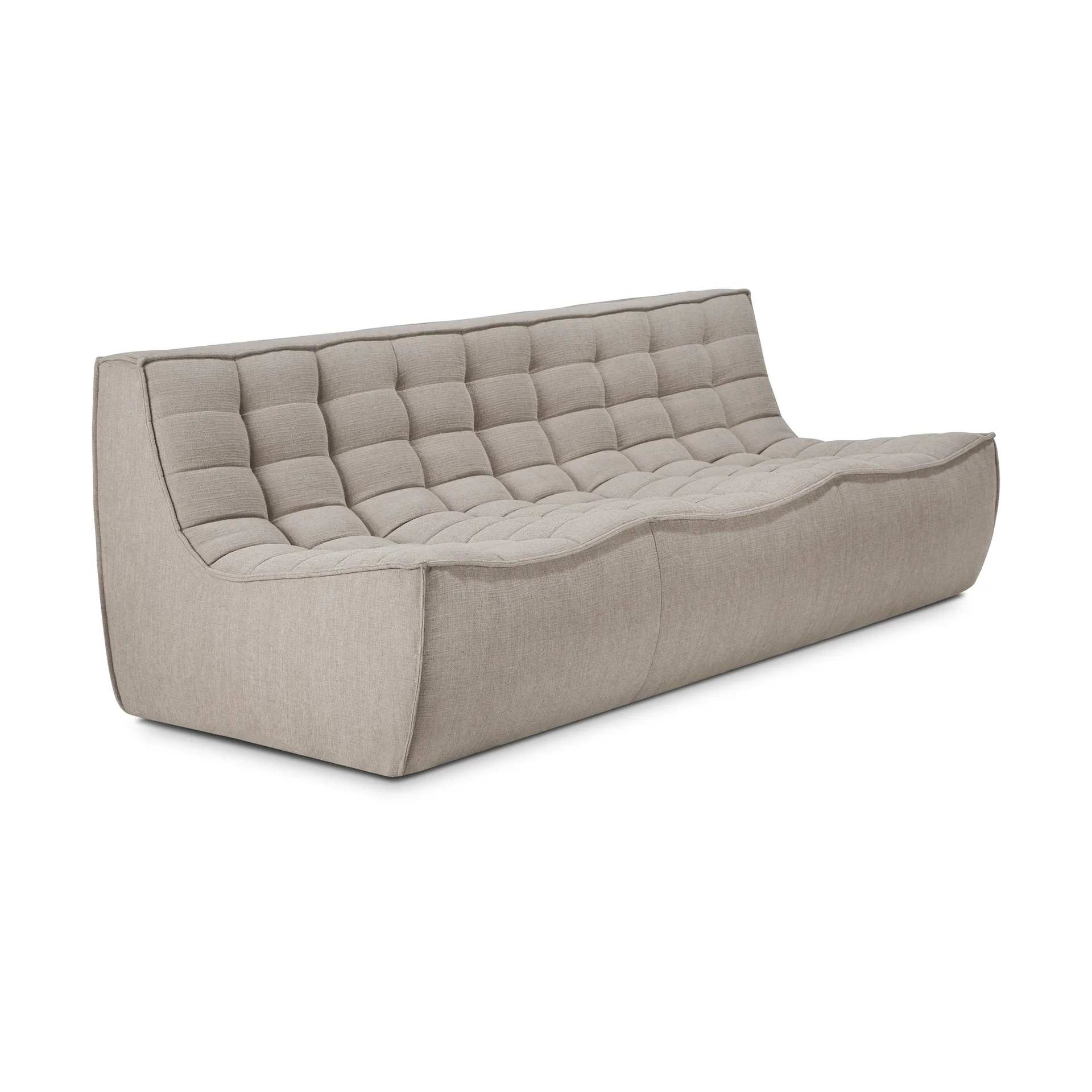 N701 Sofa 3-Sitz, Stoff Ecru beige Ethnicraft