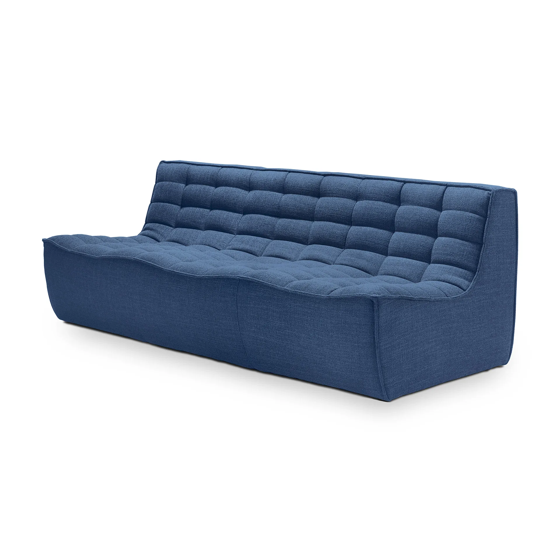 N701 Sofa 3-Sitz, Tuch blue Ethnicraft