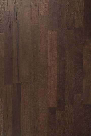 Oblic Couchtisch Ø52 cm - Braun gebeizte Teak - Ethnicraft