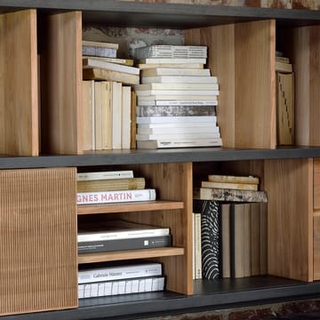 Oscar Siteboard - Teak 2-teilig Schiebetüren 3 Schubladen - Ethnicraft