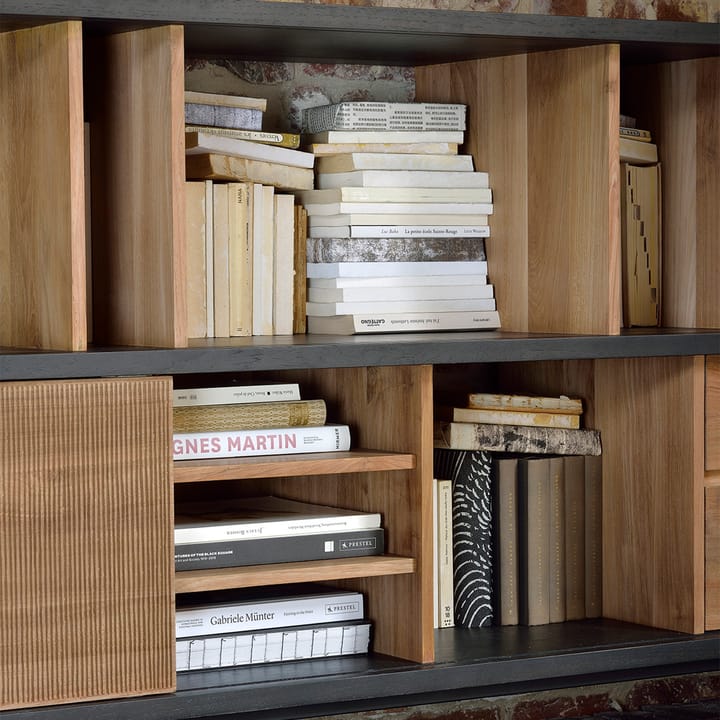 Oscar Siteboard, Teak 2-teilig Schiebetüren 3 Schubladen Ethnicraft
