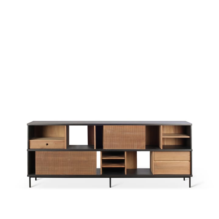 Oscar Siteboard - Teak 2-teilig Schiebetüren 3 Schubladen - Ethnicraft