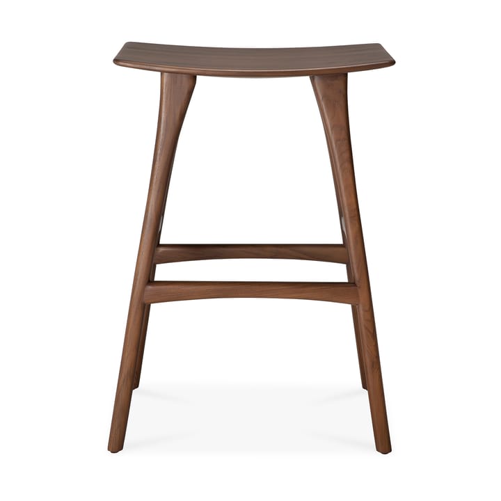 Osso Barhocker 80x57 cm - Lackiertes Teak Brown - Ethnicraft
