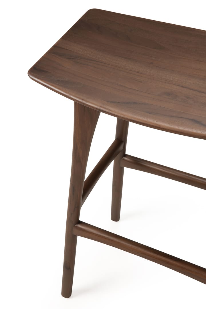Osso Barhocker 80x57 cm, Lackiertes Teak Brown Ethnicraft