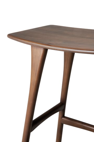 Osso Barhocker 80x57 cm - Lackiertes Teak Brown - Ethnicraft