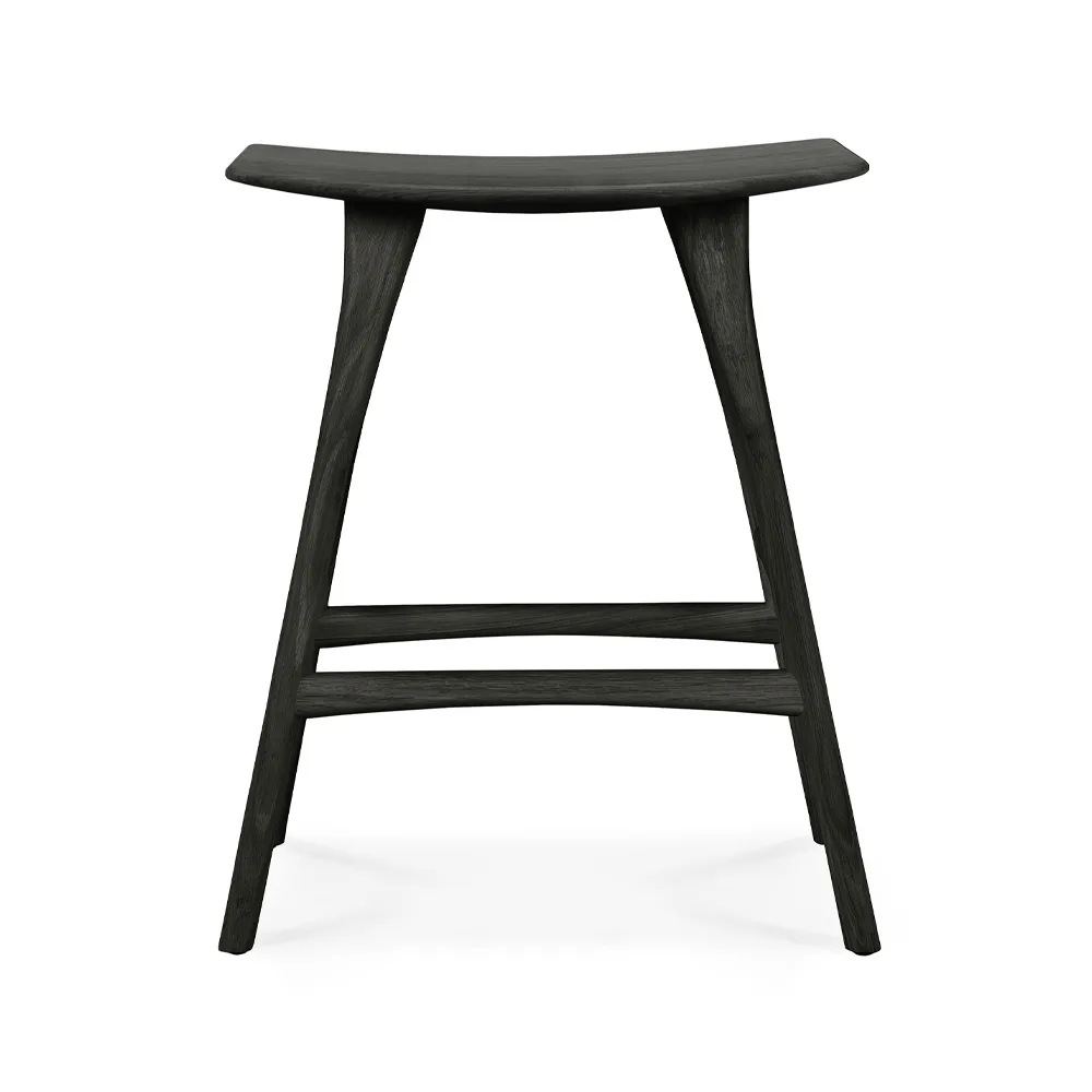 Osso Counter hohe Hocker 67 cm, Eiche Schwarz Ethnicraft