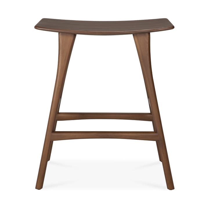 Osso Counter hohe Hocker 67 cm - Lackiertes Teak Brown - Ethnicraft