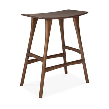 Osso Counter hohe Hocker 67 cm - Lackiertes Teak Brown - Ethnicraft