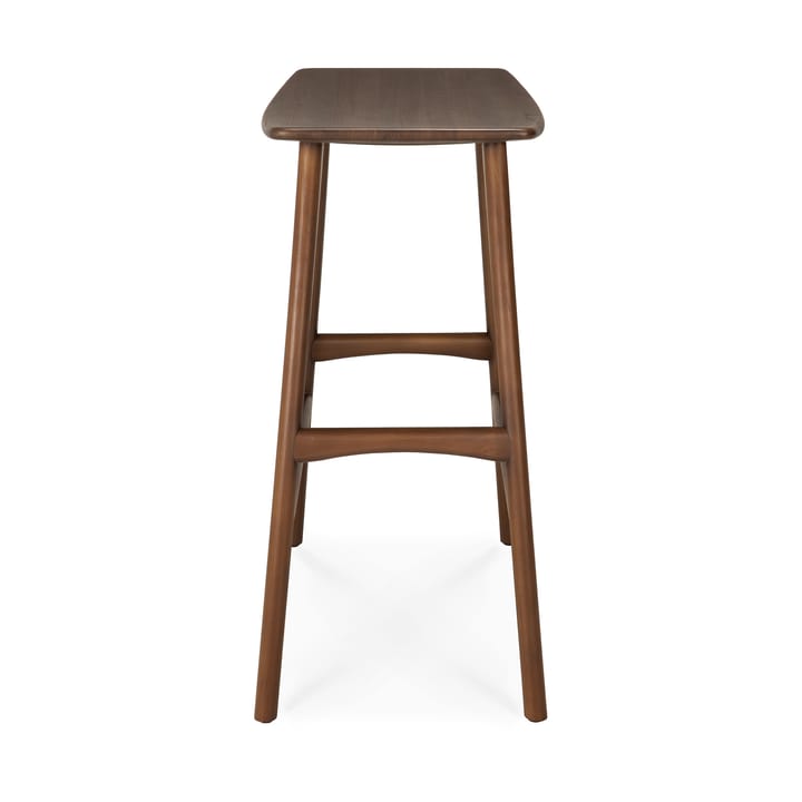 Osso Counter hohe Hocker 67 cm, Lackiertes Teak Brown Ethnicraft