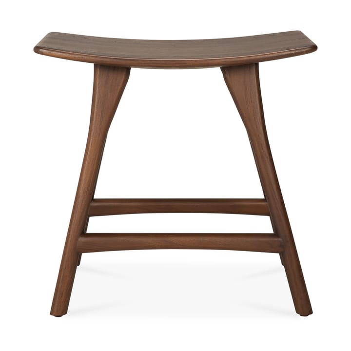 Osso Hocker 48x50 cm - Lackiertes Teak Brown - Ethnicraft