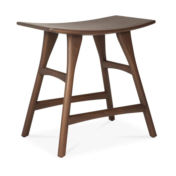 Osso Hocker 48x50 cm, Lackiertes Teak Brown Ethnicraft