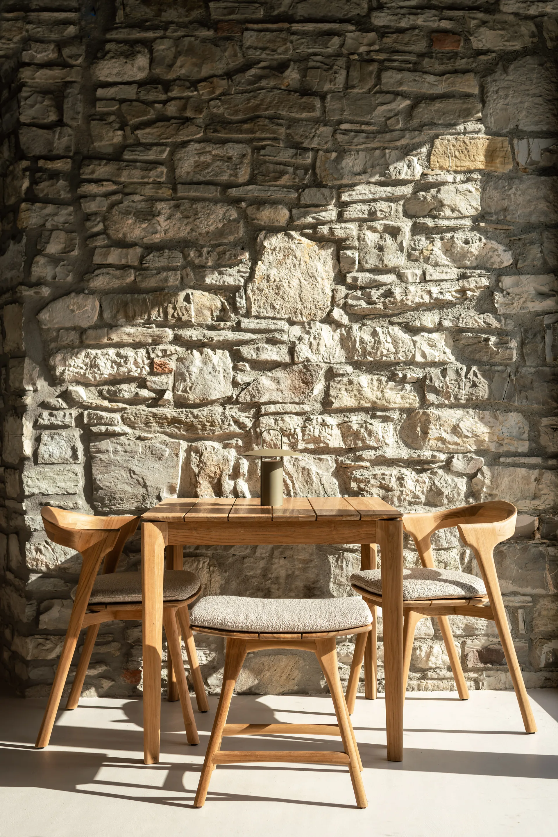 Osso outdoor Hocker, Teak 50 cm Ethnicraft