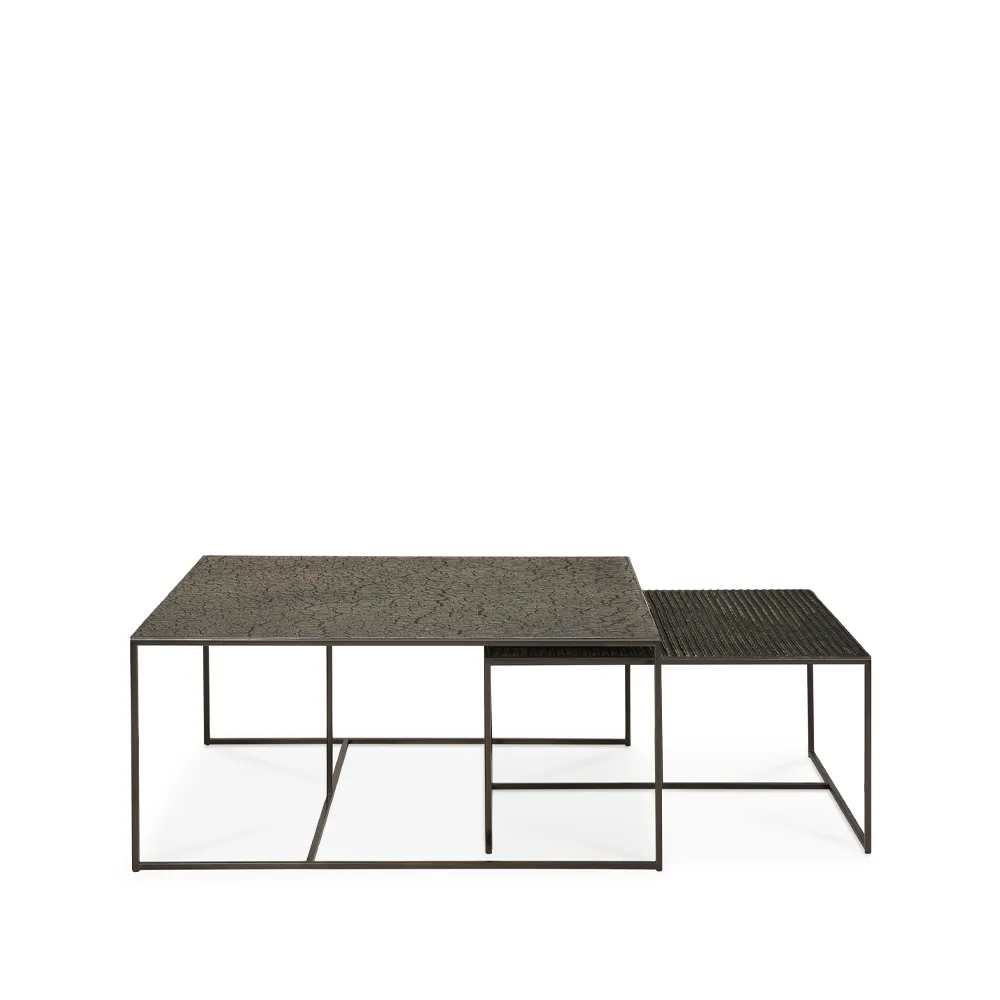 Pentagon Couchtisch 2er Set, Whisky Ethnicraft