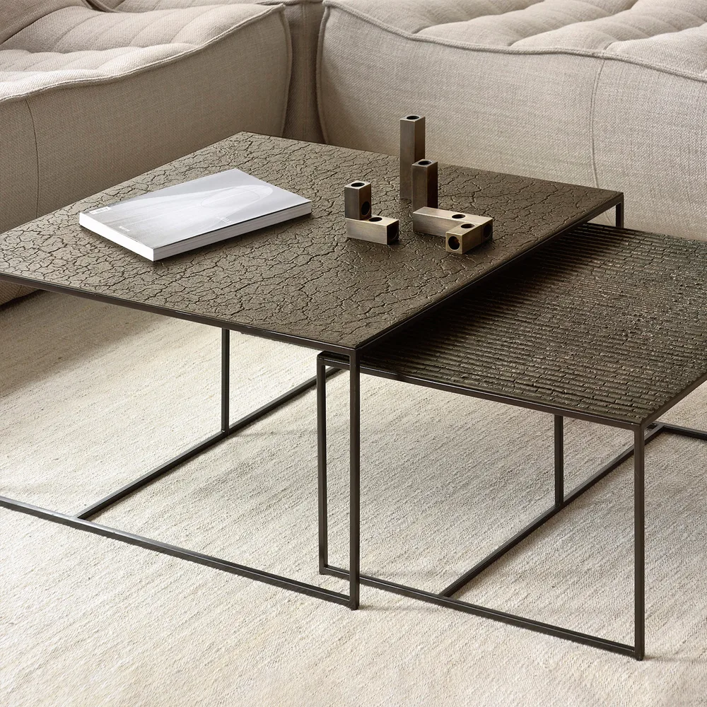 Pentagon Couchtisch 2er Set, Whisky Ethnicraft