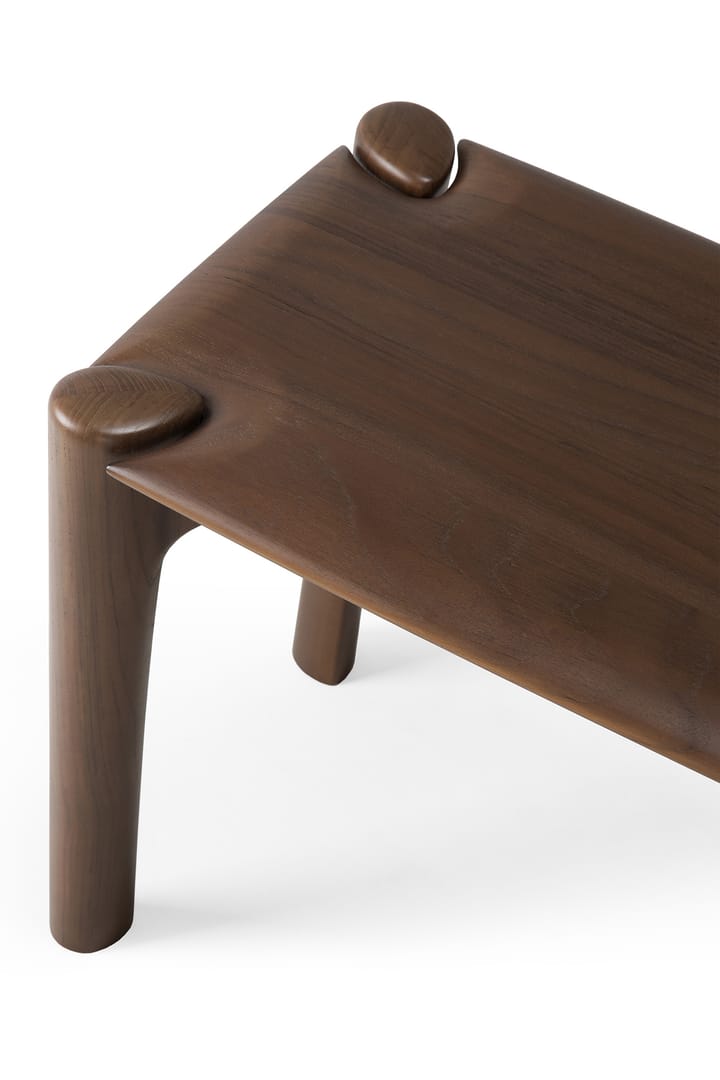 PI Bank 146x35 cm, Lackiertes Teak Brown Ethnicraft
