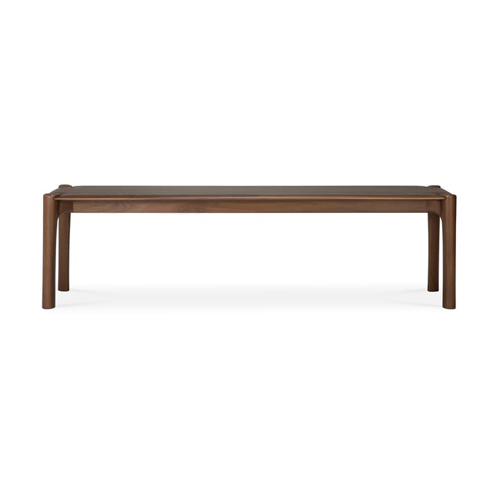 PI Bänk 166x35 cm, Lackiertes Teak Brown Ethnicraft