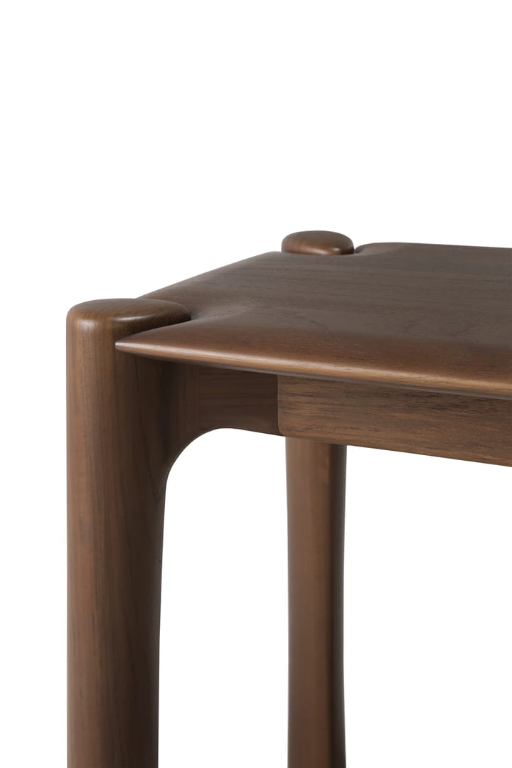 PI Bänk 166x35 cm, Lackiertes Teak Brown Ethnicraft
