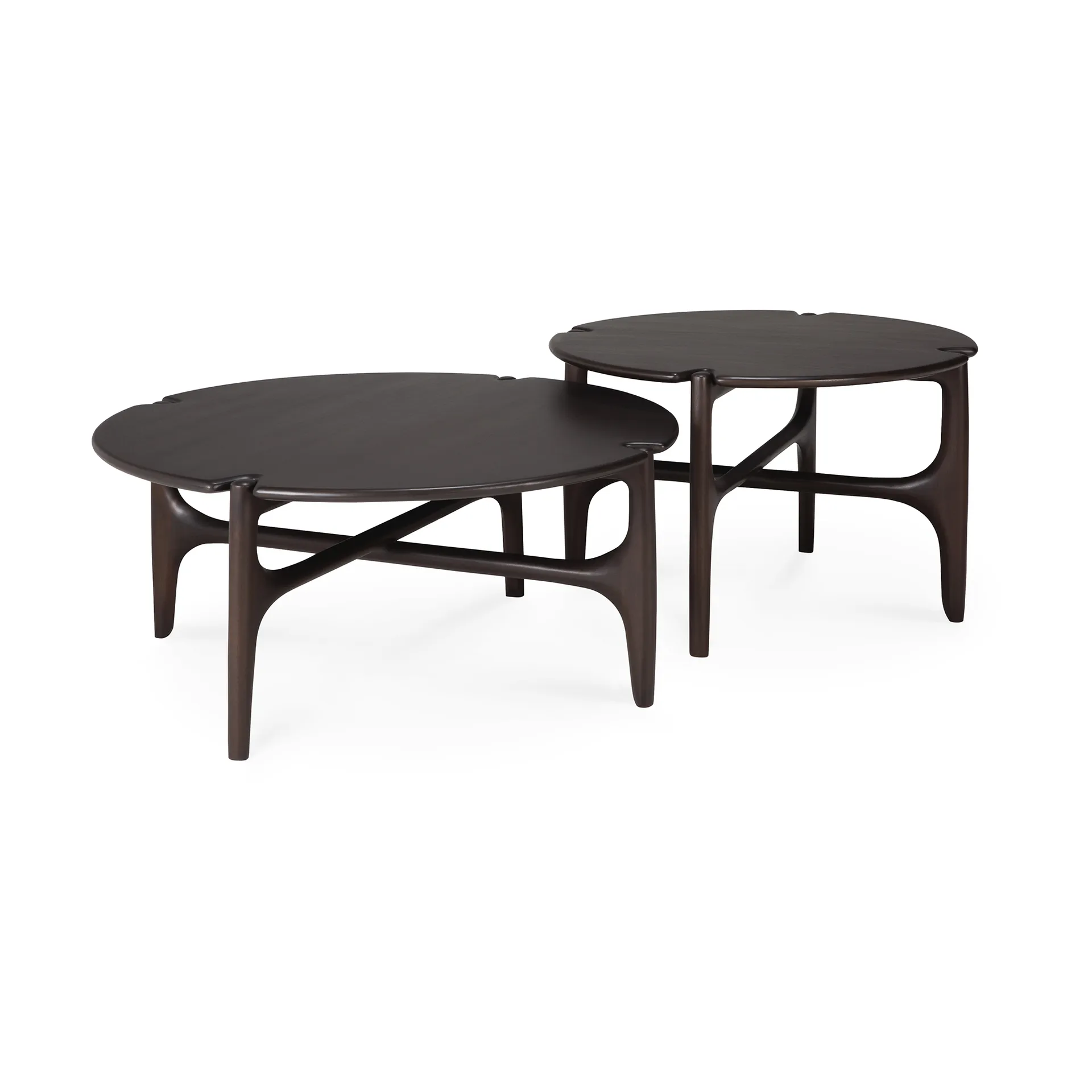PI Couchtisch Ø80 cm, Lackiertes Mahagony Ethnicraft