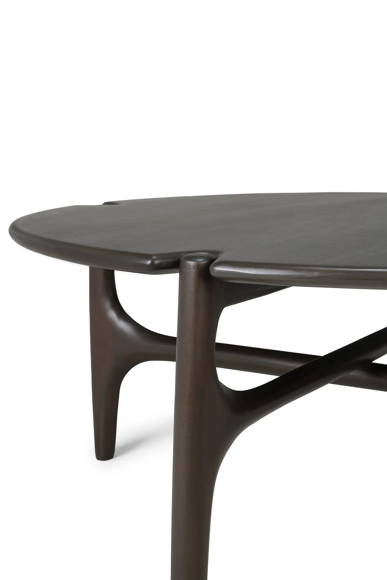 PI Couchtisch Ø80 cm, Lackiertes Mahagony Ethnicraft