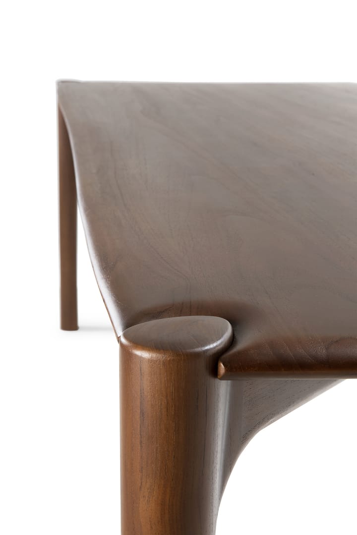 PI Esstisch 180x90 cm, Lackiertes Teak Brown Ethnicraft