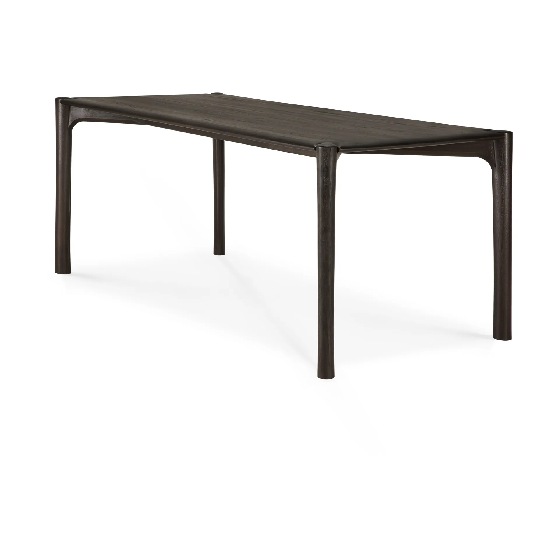 PI Esstisch, Dunkelbraunes Teak, 180x90 cm Ethnicraft