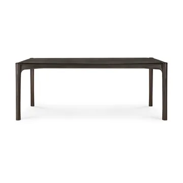 PI Esstisch - Dunkelbraunes Teak, 200x95 cm - Ethnicraft