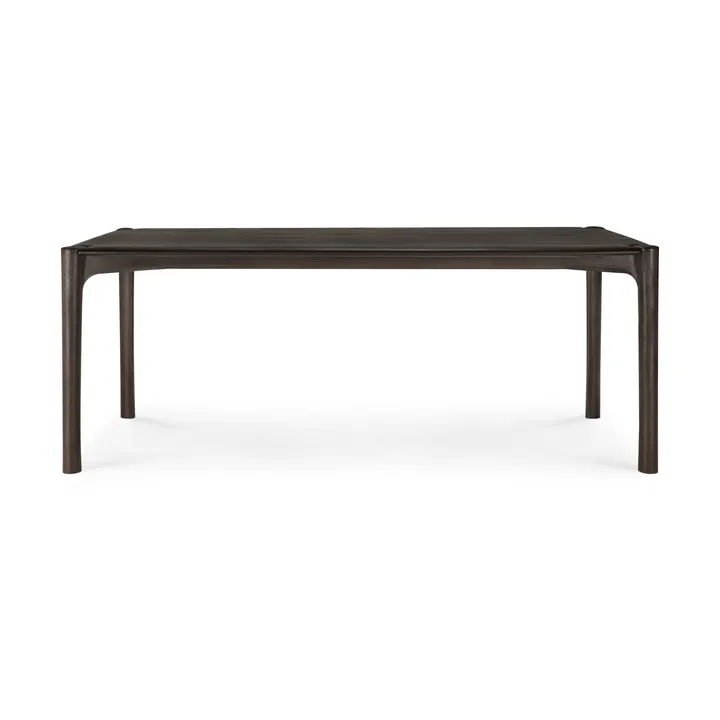 PI Esstisch - Dunkelbraunes Teak, 200x95 cm - Ethnicraft