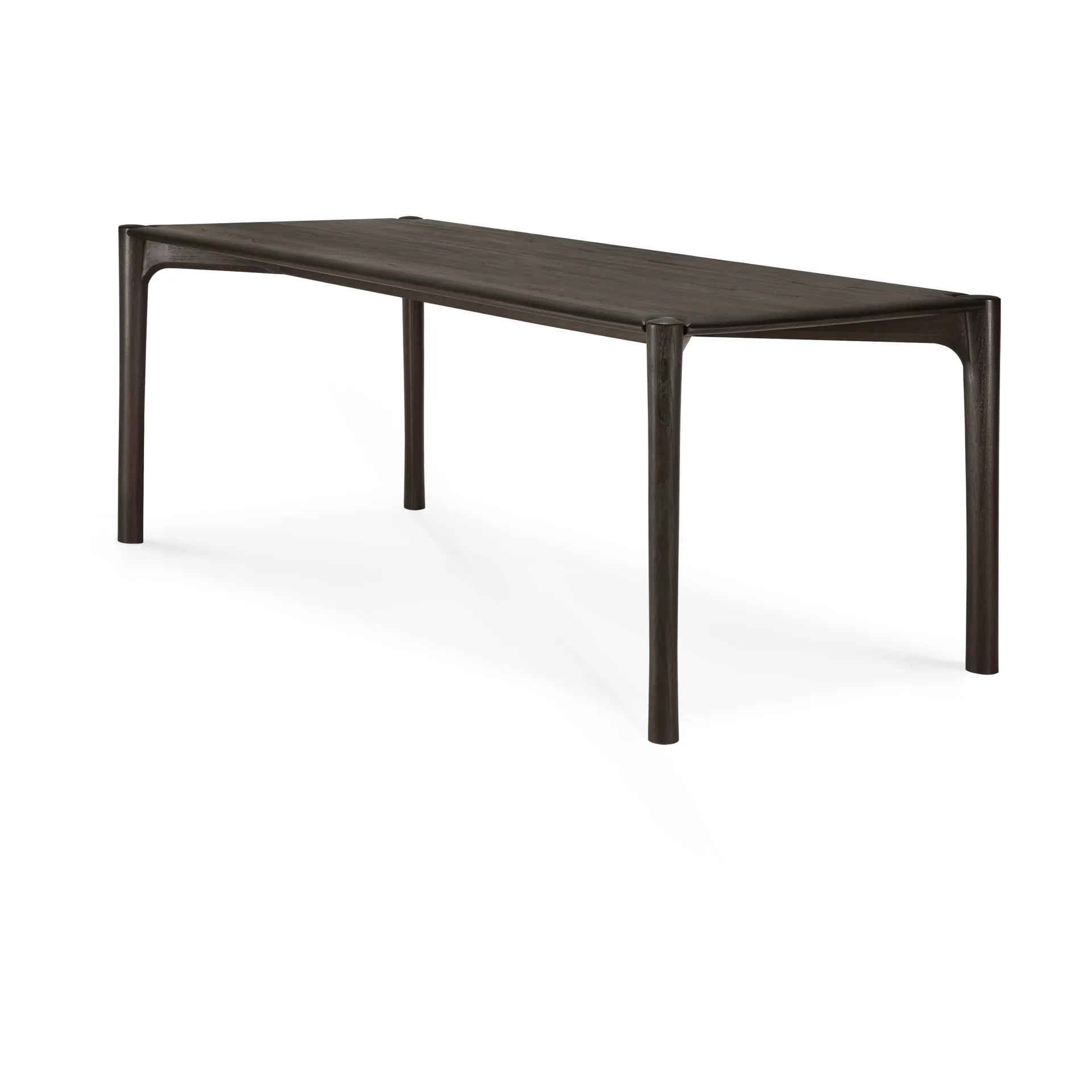 PI Esstisch, Dunkelbraunes Teak, 200x95 cm Ethnicraft