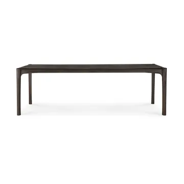 PI Esstisch - Dunkelbraunes Teak, 240x100 cm - Ethnicraft