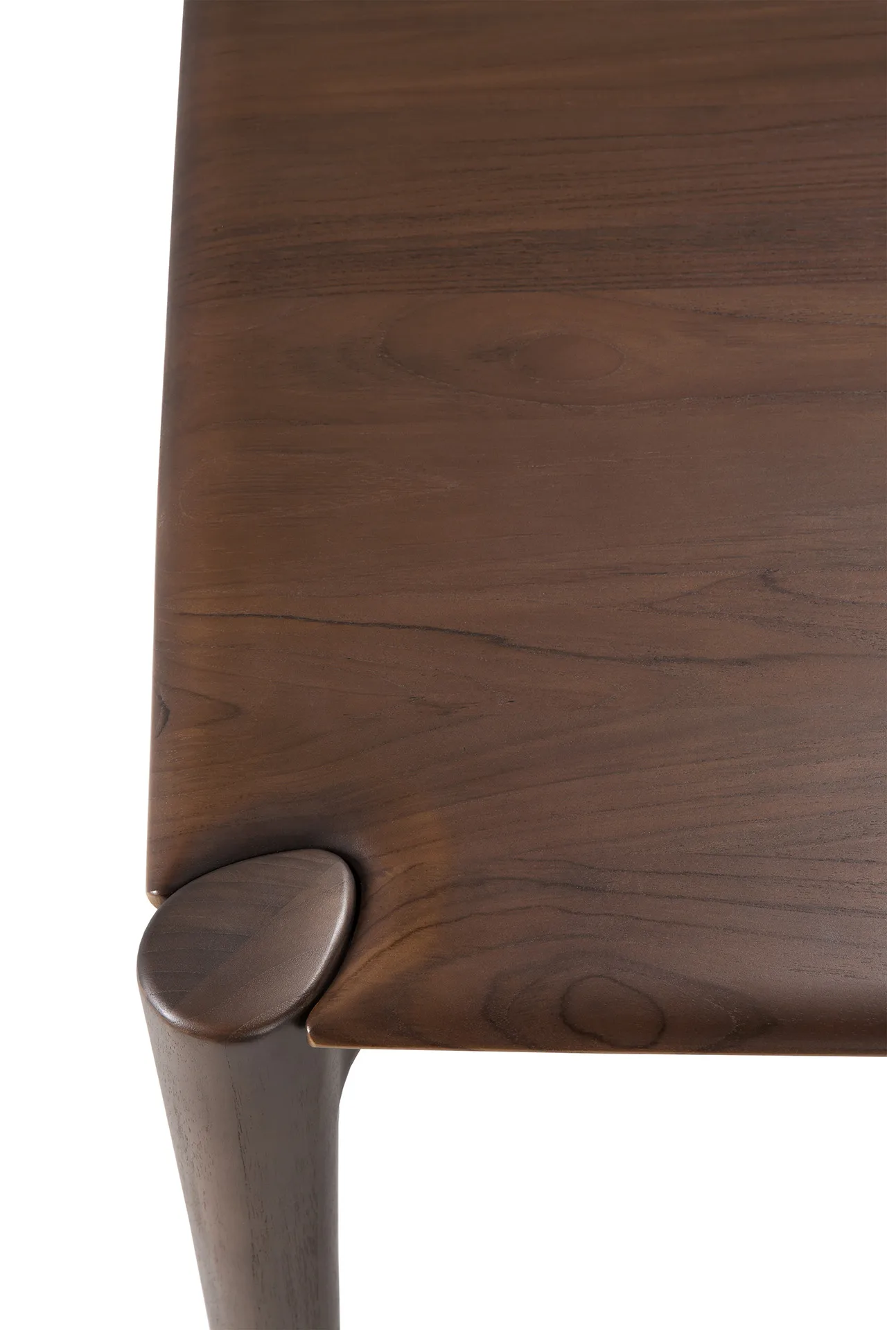 PI Esstisch, Lackiertes Teak Brown, 140x80 cm Ethnicraft