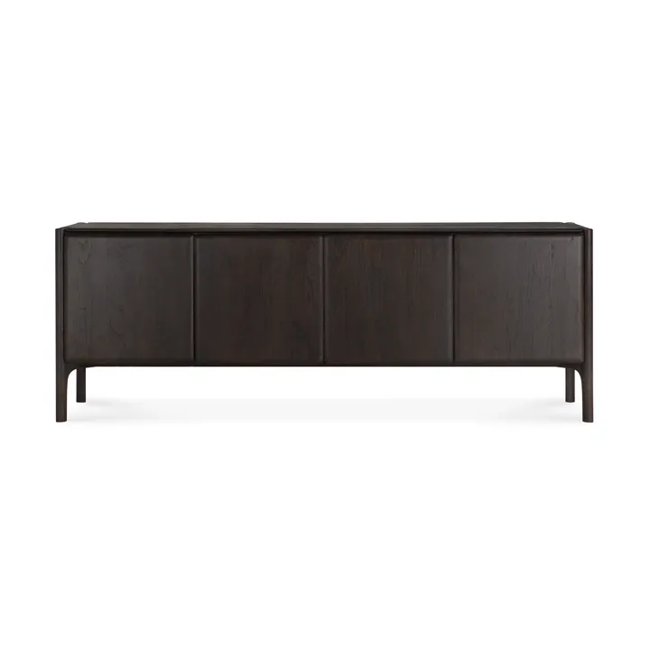 PI Sideboard - Teak dark brown, 4 Türen - Ethnicraft
