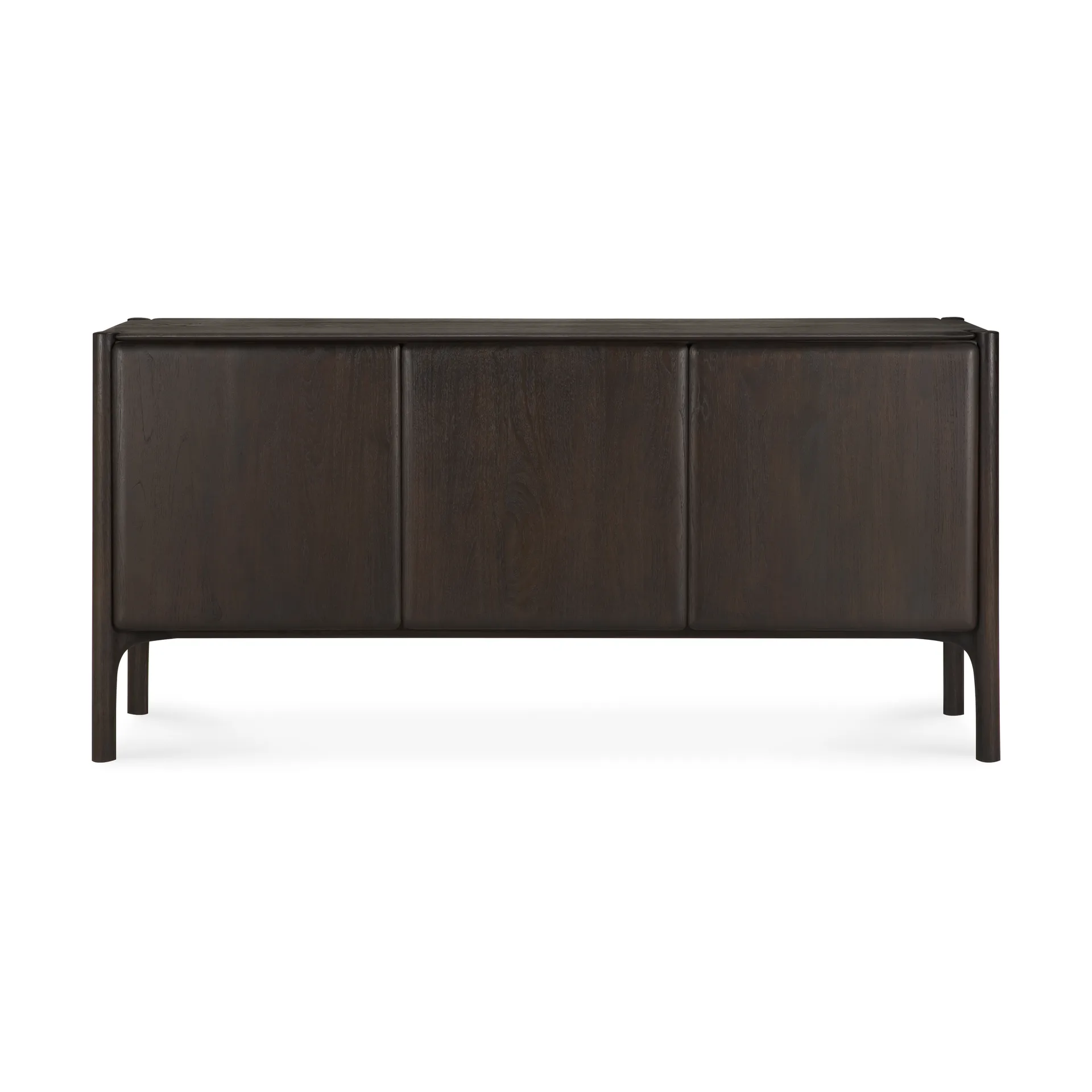 PI Sideboard, Teak dunkelbraun, 3-türig Ethnicraft
