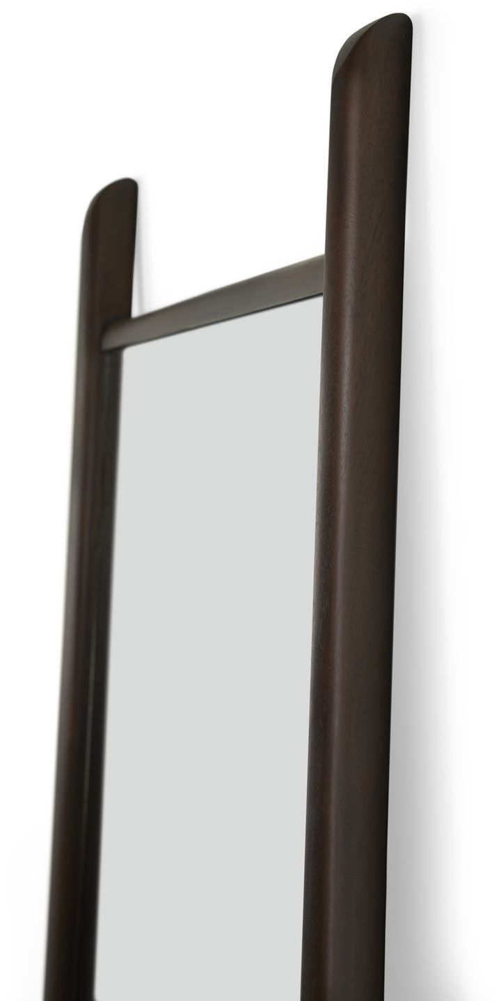 PI Standspiegel 55×190 cm, Dunkelbraun gebeizte Mahagony Ethnicraft