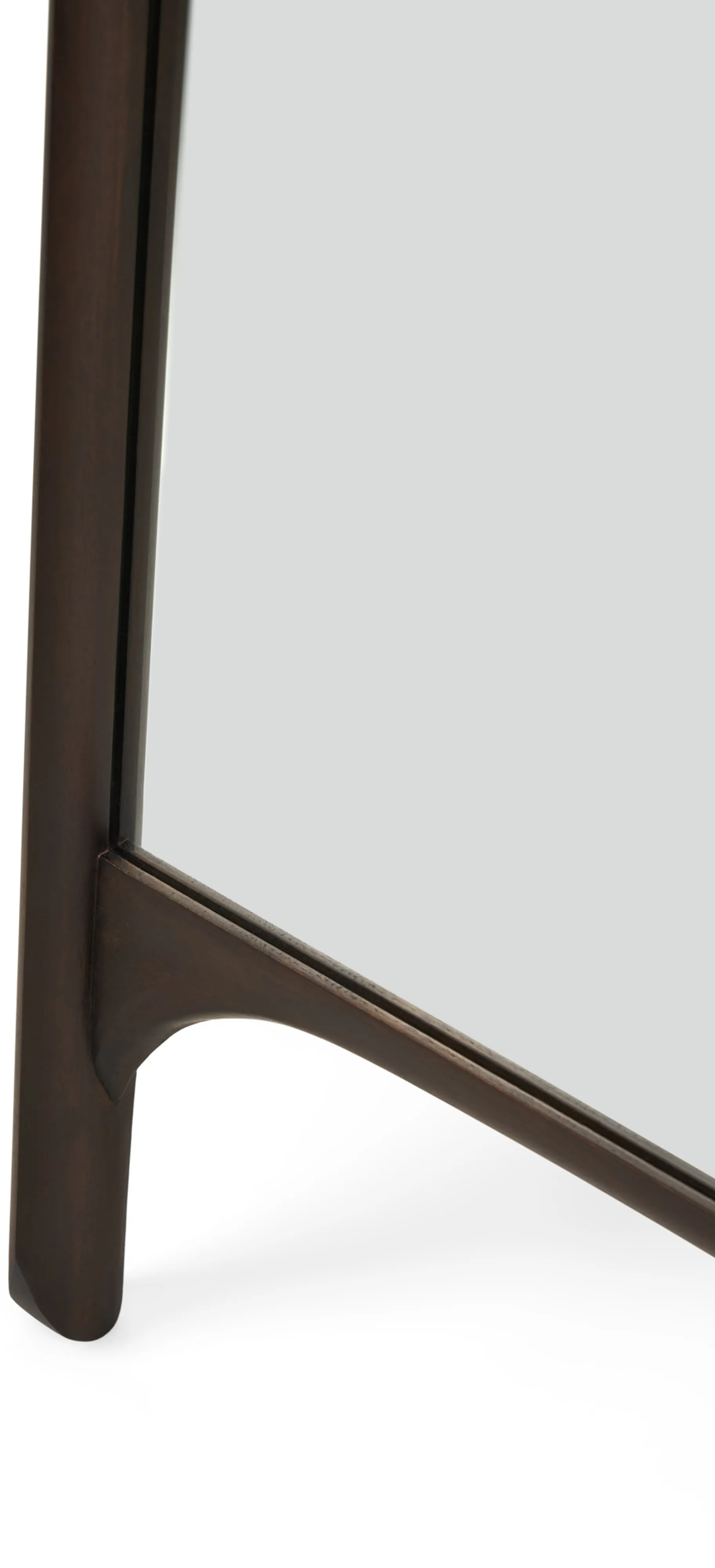 PI Standspiegel 80x200 cm, Dunkelbraun gebeizte Mahagony Ethnicraft