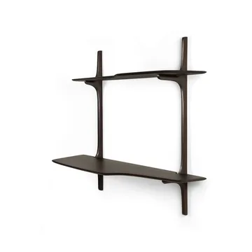 PI Wandmontage-Schreibtisch - Dark brown mahogny, 140x48 cm - Ethnicraft