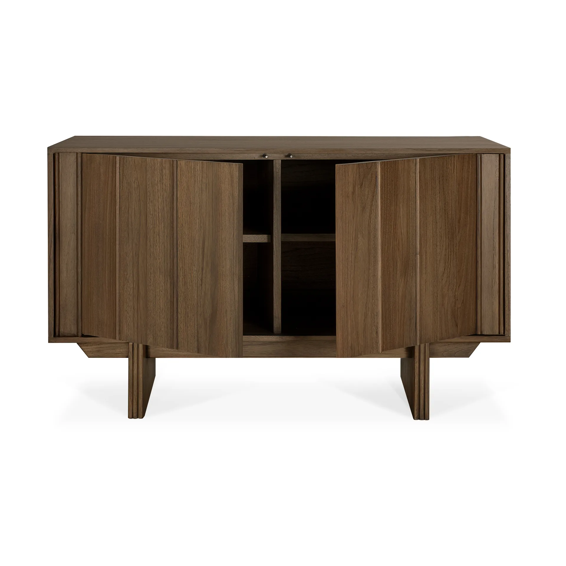 Pillar Sideboard, Wild brown Teak, 119 cm Ethnicraft